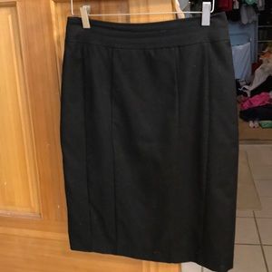 Black pencil skirt